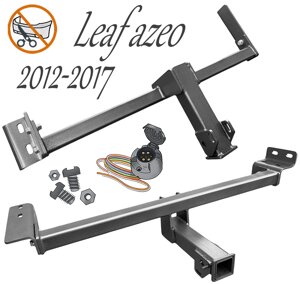 Фаркоп ніссан ліф квадрат під вставку 50х50 фаркоп nissan Leaf aze0 2012-2017