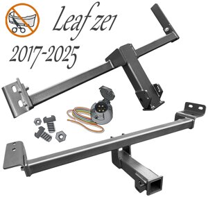 Фаркоп ніссан ліф квадрат під вставку 50х50 фаркоп nissan Leaf ze1 2017-2025