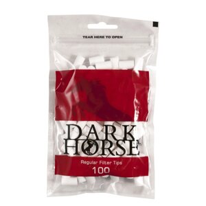 Фільтри для самокруток Dark Horse Regular / 100шт.