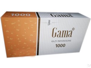 Гільзи сигаретні Gama 1000 шт. уп.