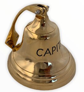 Дзвін корабельний бронзовий CAPITAN d=15 см