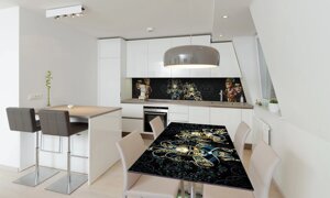 Наліпка 3Д виниловая на стол Zatarga «Венецианские маски Карнавал» 650х1200 мм для домов, квартир, столов,