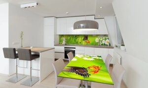 Наліпка на стол Zatarga «Бабочка » 650х1200 мм для домов, квартир, столов, кофейн, кафе
