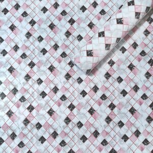 Самоклеюча плівка рожева мозаїка 0,45х10м (KN-X0187-1)