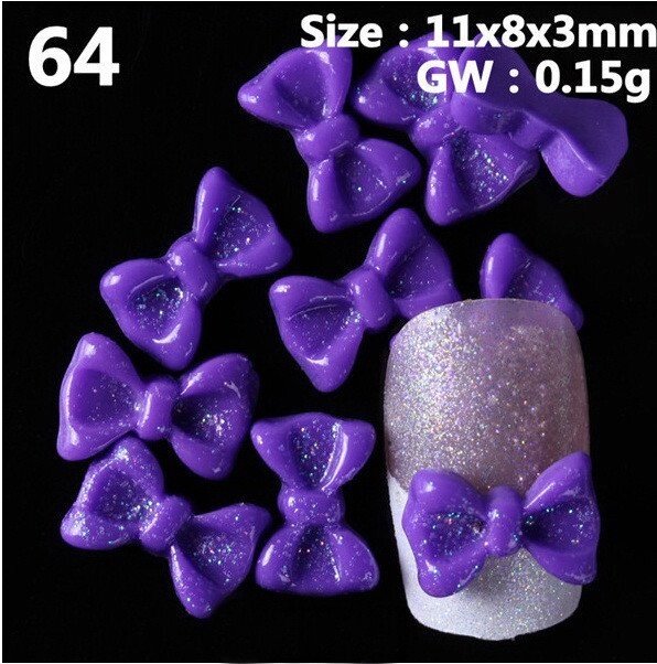 3-D бантики для дизайну (фіолетовий) від компанії Інтернет - магазин "Glamora" - фото 1