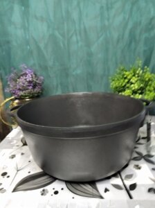 Каструля чавунна лита ТМ Термо v = 8 л, d = 300 мм, h = 140 мм, без кришки