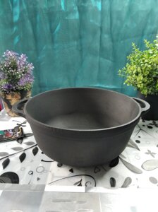 Каструля чавунна лита ТМ Термо v = 3 л, d = 230 мм, h = 100 мм, без кришки