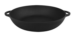 Жаровня чавунна Сітон з литими ручками, d = 360 мм, h = 80 мм, без покриття