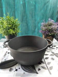 Каструля чавунна лита ТМ Термо v = 2 л, d = 200 мм, h = 100 мм, без кришки