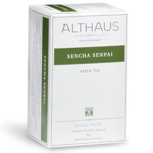 Чай пакетований, ТМ Althaus Sencha Senpai, 20x1,75 г (Deli Packs)