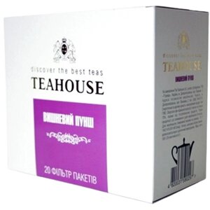 Чай пакетований, ТМ Teahouse Вишневий пунш, 20х4 г (Grand packs)