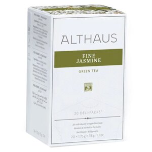 Чай пакетувань, ТМ Althaus Fine Jasmine, 20x1,75 г (Deli Packs)