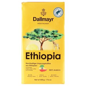Кава мелена, ТМ Dallmayr Ethiopia 100% Арабіка, 500 г