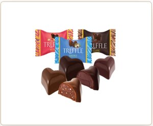 Шоколадні цукерки truffle асорті тм avgustino