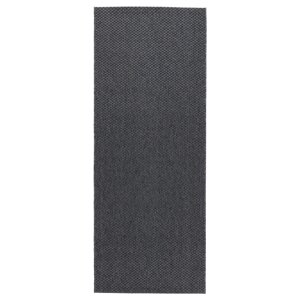 Текстильний килим MORUM, внутрішній/зовнішній, темно-сірий, 80x200 см