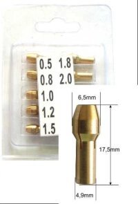 Набор цанг для бормашины 10шт для (Dremel) ##от компании## Profi Tools - ##фото## 1
