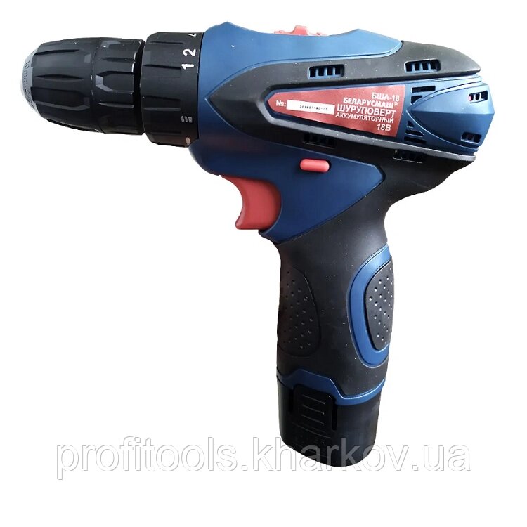 Шуруповерт Беларусмаш БША-18B Li-lon 2Аккумулятора ##от компании## Profi Tools - ##фото## 1