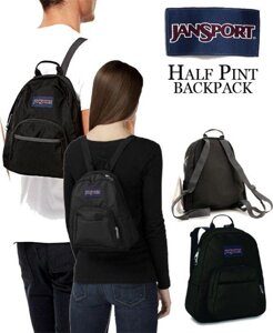 Новий рюкзак Jansport Half Pint Black 10л. для школи та на кожний день