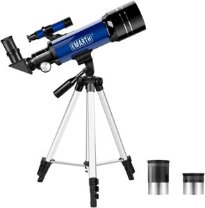Уцінка Дитячий телескоп з апертурою 70 мм 2 окулярами рефрактором 360 мм
