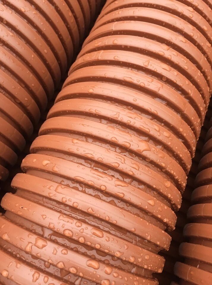 Гофровані труби Incor SN8 (ПП) для каналізації і дренажу 800 * 6000 від компанії ТОВ БАЛТИКА ПЛЮС - фото 1