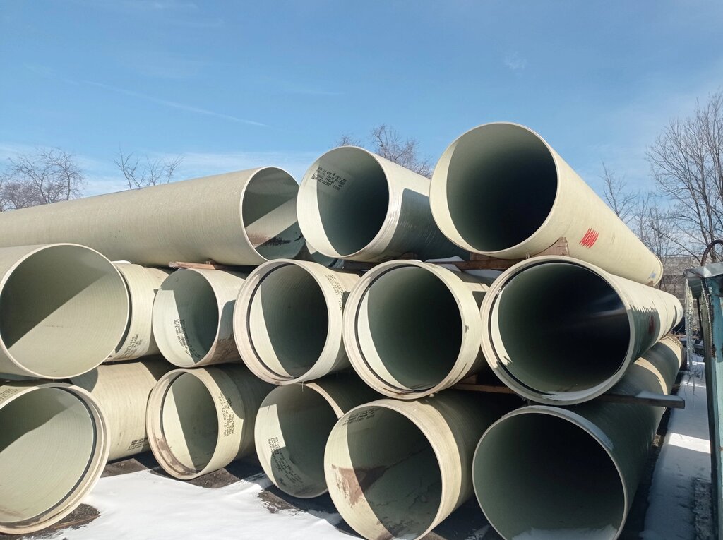 Труба склопластикова SDR-10000 PN-16 DN-800 (DN-800, DN-900, DN-1100, DN-1200, DN-1400) відрізок 12 м. від компанії ТОВ БАЛТИКА ПЛЮС - фото 1