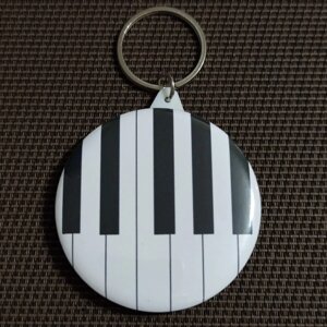 Брелок круглий - клавіші піаніно