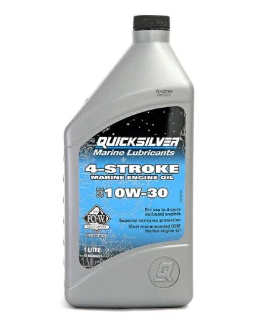 Моторное масло QuickSilver 4T 10w30 ##от компании## «Водная Тема» Интернет-магазин - ##фото## 1