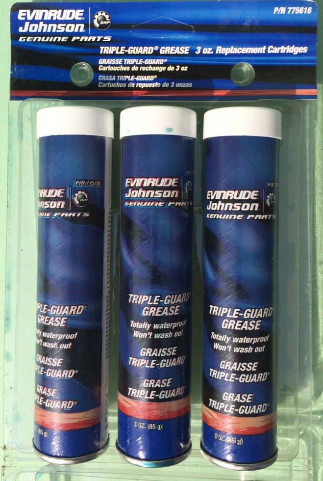 Универсальная механическая смазка BRP Triple Guard Grease 3x85г ##от компании## «Водная Тема» Интернет-магазин - ##фото## 1