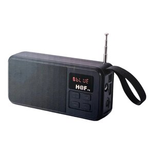 Портативний радіоприймач H@F black з Bluetooth, USB, TF
