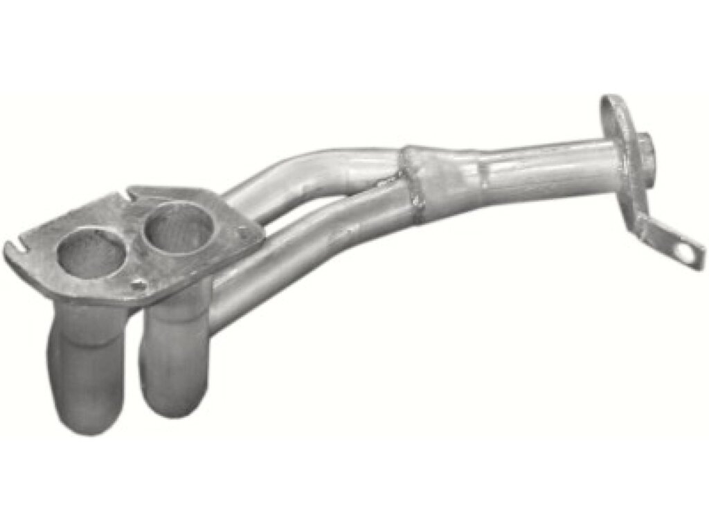 Труба коллекторная Опель Кадет (Opel Kadett) 86-91 1.4 (17.476) Polmostrow алюминизированный ##от компании## Интернет-магазин "Глушачек" - ##фото## 1