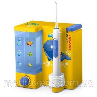 Іригатор порожнини рота Aquajet LD-A8 (жовтий) від компанії Фармєдіс, ТОВ - фото 1