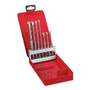 Набір бурів M2 SDS-PLUS MILWAUKEE (7шт) (Ø5/6/6/8/8/10/12мм), (заміна на 4932492116)