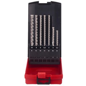 Набір бурів MX4 SDS-PLUS MILWAUKEE (10шт) (Ø5/5,5/5,5/6/6/8/10мм) (заміна на 4932492114)