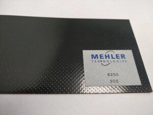 Тентова ПВХ тканина Mehler (Німеччина) Чорний 620г/кв. м.