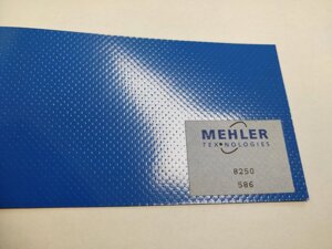 Тентова ПВХ тканина Mehler (Німеччина) Блакитний 620г/кв. м.