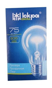 Лампа 75 Вт в індивідуальній упаковці