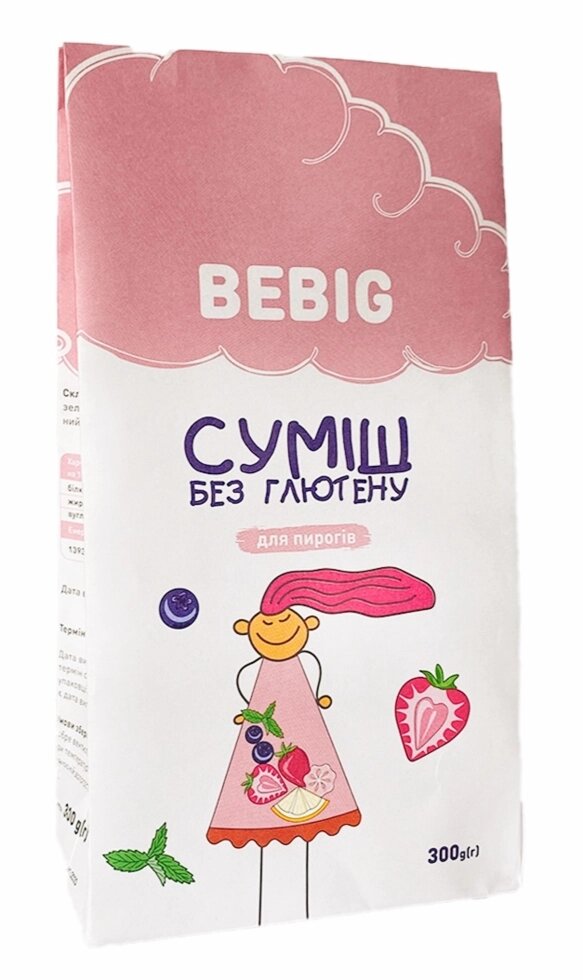 Смесь для выпечки без глютена "Для пирогов" ТМ BE BIG ##от компании## Диетмаркет "Душечка" - ##фото## 1