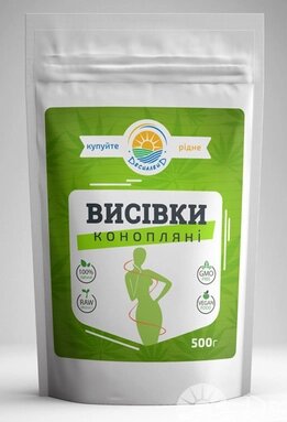 Висівки конопляні (клітковина), 450 г від компанії Діетмаркет "Душечка" - фото 1