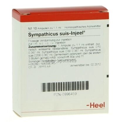 Симпатікус суїс ін'ель 1,1мл.амп.№5 (Sympathicus suis-Injeel) від компанії Альфа Медікал - фото 1
