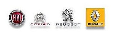 Логотип Автозапчастини до комерційних мікроавтобусів і мінівенів італійського та французького автопрому