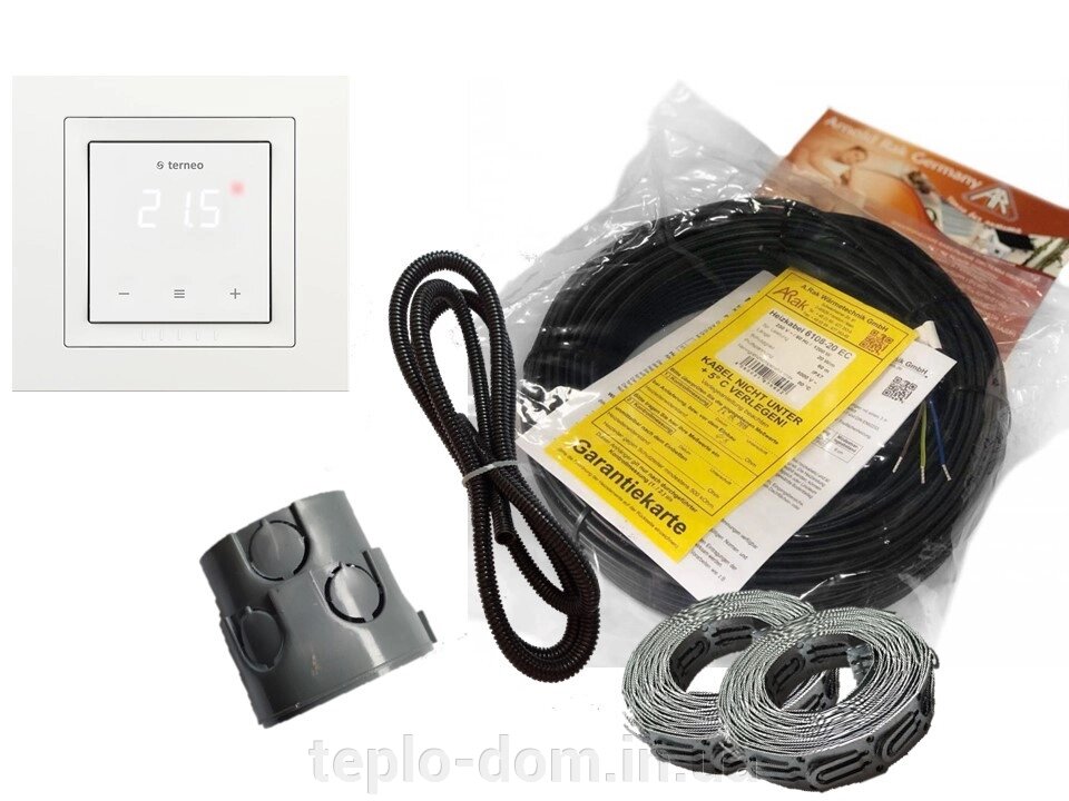 Кабель Arnold Rak 6114-20 EC | 125 м | 2500 вт | 12,5 - 19,2 м. кв | + сенсорний регулятор Terneo S від компанії Интернет-магазин "Тепло Вашого Дому" Warm House - фото 1