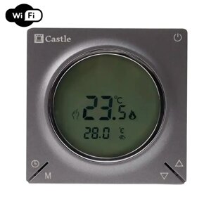 Терморегулятор програмований Castle AC829H з функцією WI-FI (Графіт) в Тернопільській області від компанії Інтернет-магазин " Тепло Вашого Дому" Warm House