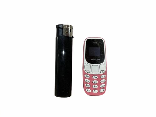 Міні мобільний маленький телефон L8 Star BM10 (2Sim) рожевий