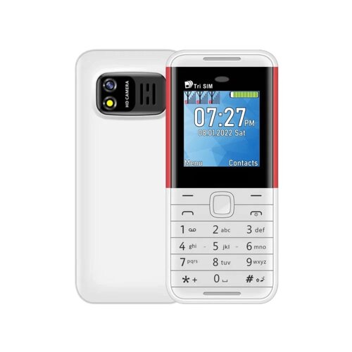 Міні мобільний телефон AIEK BM5310 3SIM Білий