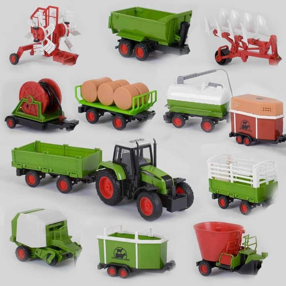 Трактор з причепом, 12 видів. Світло, звук, інерція від компанії ARTMOS - Інтернет магазин - фото 1