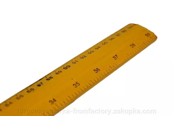 Линейка портняжная деревянная 3.5 см ширина (1м) ##от компании## Торговая Марка "FromFactory" - ##фото## 1