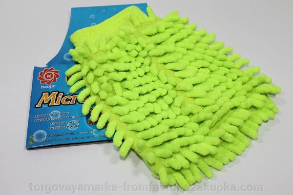 Мочалка-перчатка Microfiber ##от компании## Торговая Марка "FromFactory" - ##фото## 1