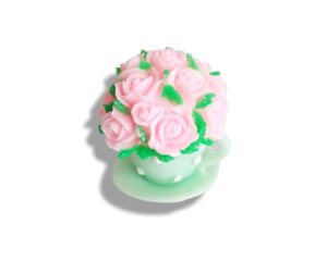 Мильно-сувенірний аромат "троянда в чашці 3D" 90-95G