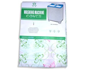Чохол для пральної машини поліетиленовий 80х45х80см: Квітка з візерунком