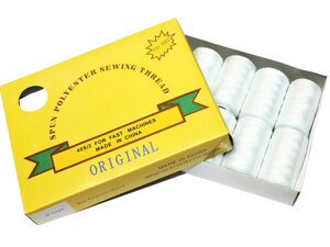 Нитки 777 білі упаковка 10шт